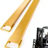 Heavy Duty Steel Pallet Fork Extensions 72 Yellow Garvee 4.5 Width-0