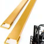 Heavy Duty Steel Pallet Fork Extensions 72 Yellow Garvee 4.5 Width-0