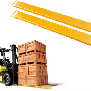84 Inch Forklift Extensions, 5500 LBS Capacity, 5.5 Inch Width Heavy Duty Pallet Fork Extenders for Forklift & Skid Steer Loaders-0