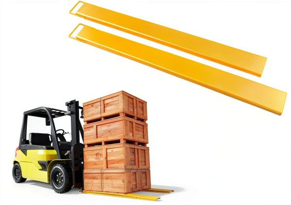 84 Inch Forklift Extensions, 5500 LBS Capacity, 5.5 Inch Width Heavy Duty Pallet Fork Extenders for Forklift & Skid Steer Loaders-0