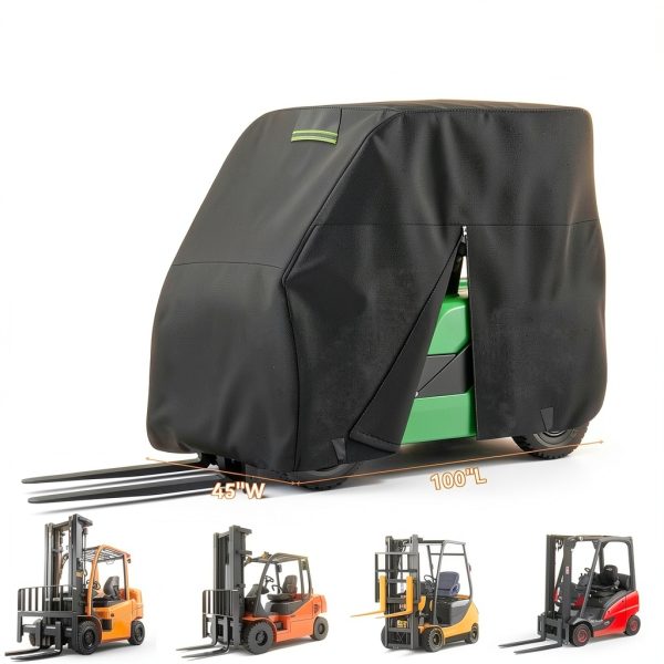 Forklift Protection Cover Hocamel Waterproof 8000lb Forklift Black-1