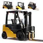 All-Weather Forklift Cover Santiano 600D Oxford EVA Universal 6000lb-0
