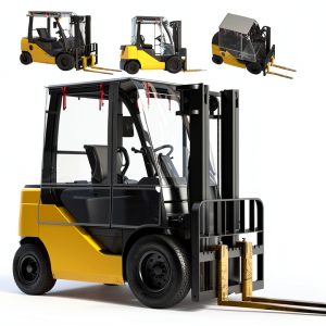 All-Weather Forklift Cover Santiano 600D Oxford EVA Universal 6000lb-0