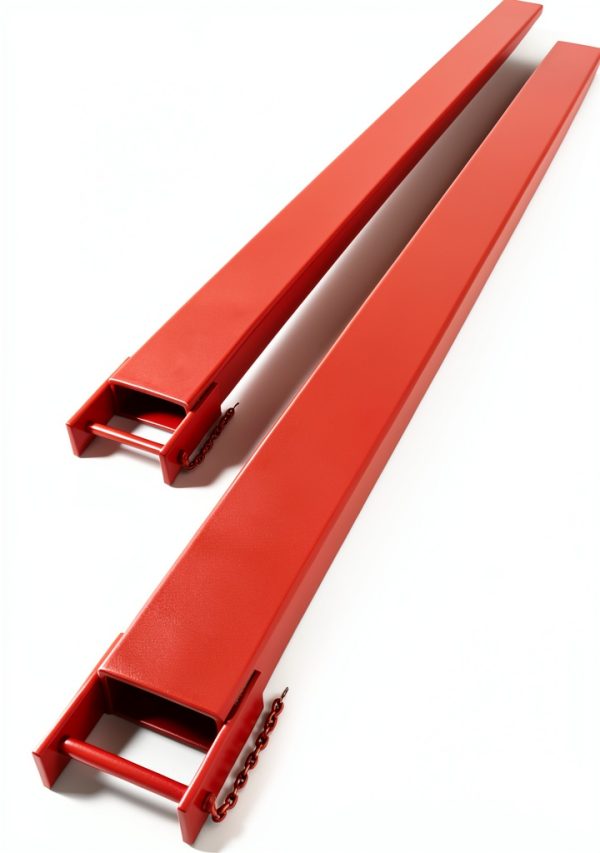 96 Inch Forklift Pallet Extensions, Fork Extensions 5.3 Inch Width, 5500 LBS Capacity Heavy Duty Fork Extensions for Forklifts, 1 Pair Forklift Extensions for Forklift Truck-0