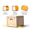 84 Inch Forklift Extensions, 5500 LBS Capacity, 5.5 Inch Width Heavy Duty Pallet Fork Extenders for Forklift & Skid Steer Loaders-2