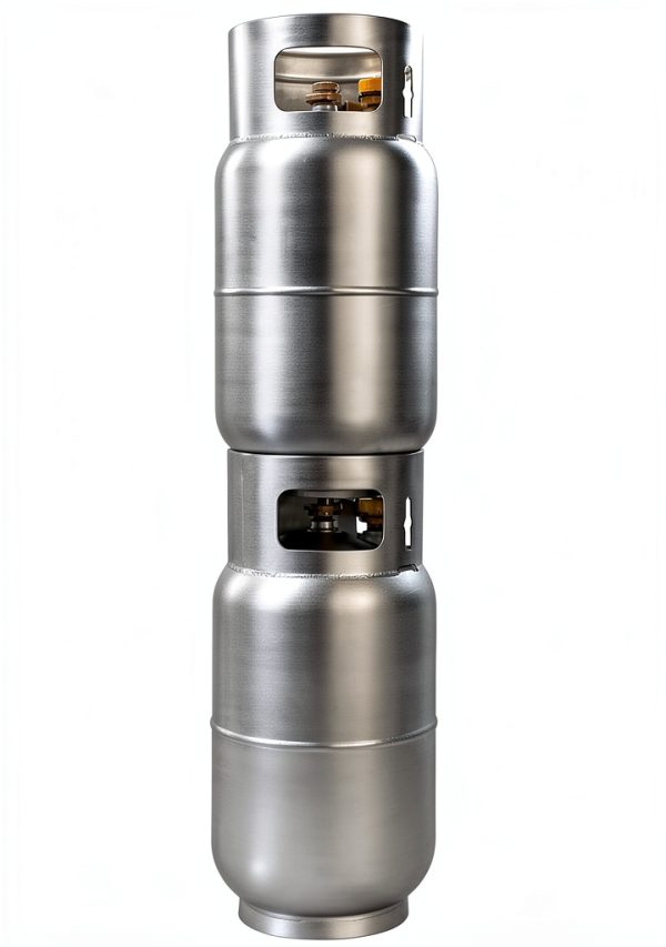 Flame King 33.5lb Aluminum Forklift Propane Tank with Gauge, DOT and TC Compliant, Lightweight, Rugged-Designed-11