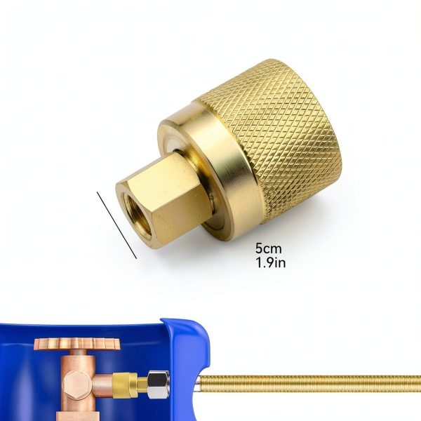 Bolaxin Forklift Connector Female RE7141F Propane Tank Adapter Valve-1